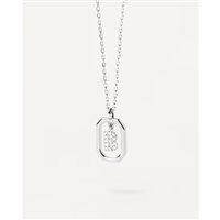 Collar PDPaola Mujer MINI LETTERS in Plata CO02-513-U - CO02-513-U